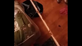 Spanked hard again by my friend&period;