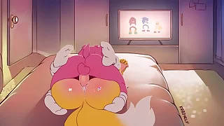 Tails es montado por su culo animaci&oacute;n